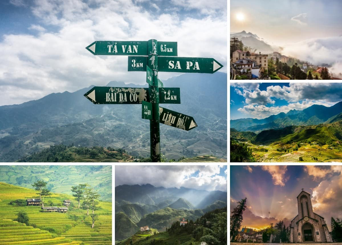 Bản đồ đường đi Sapa