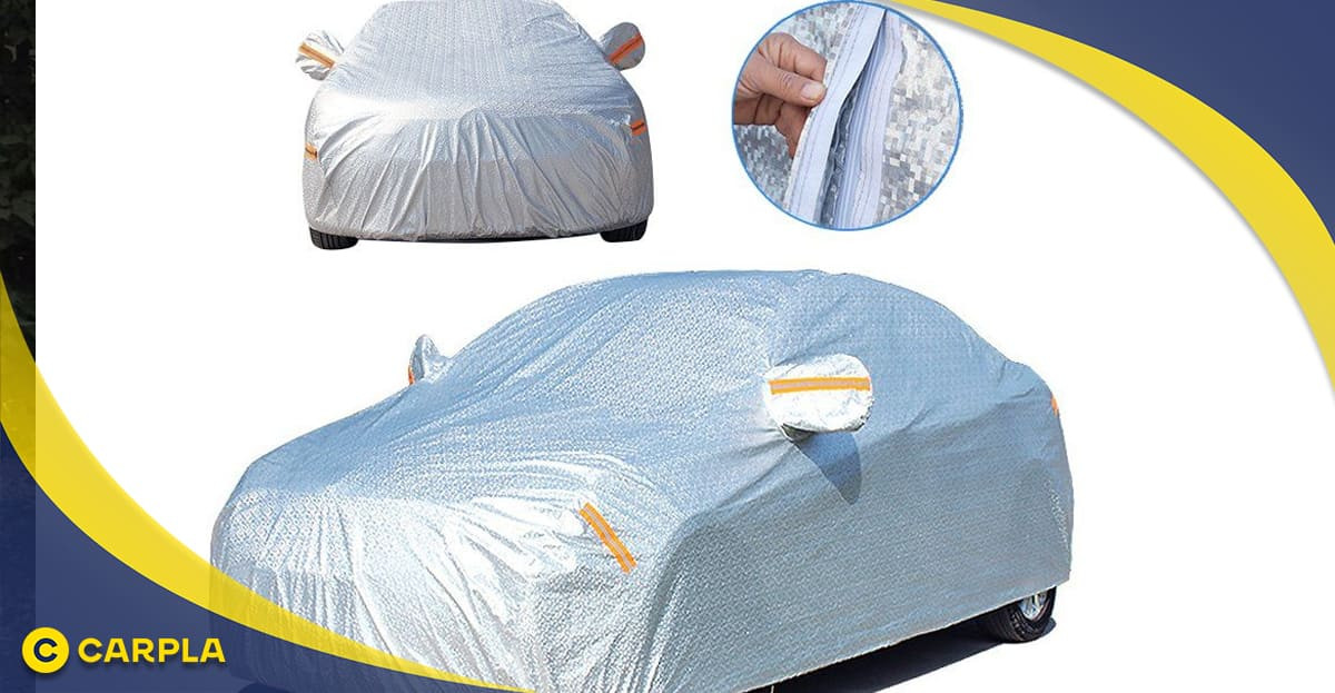 Bạt phủ ô tô 5 chỗ tráng nhôm