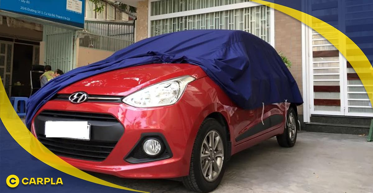 Bạt phủ ô tô 5 chỗ vải dù