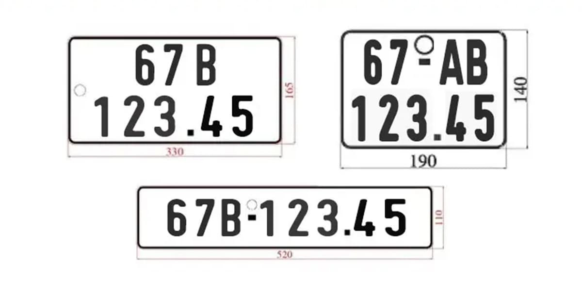 Biển số xe 67 là tỉnh nào? Biển 67 là của An Giang