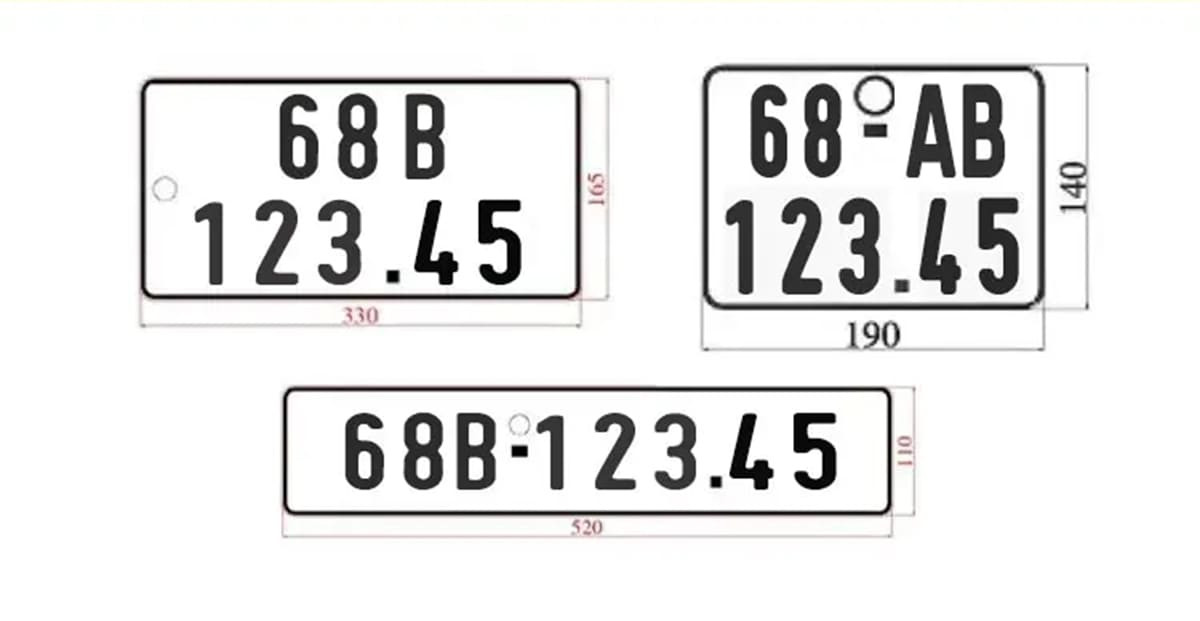 Biển số xe 68 là của tỉnh Kiên Giang