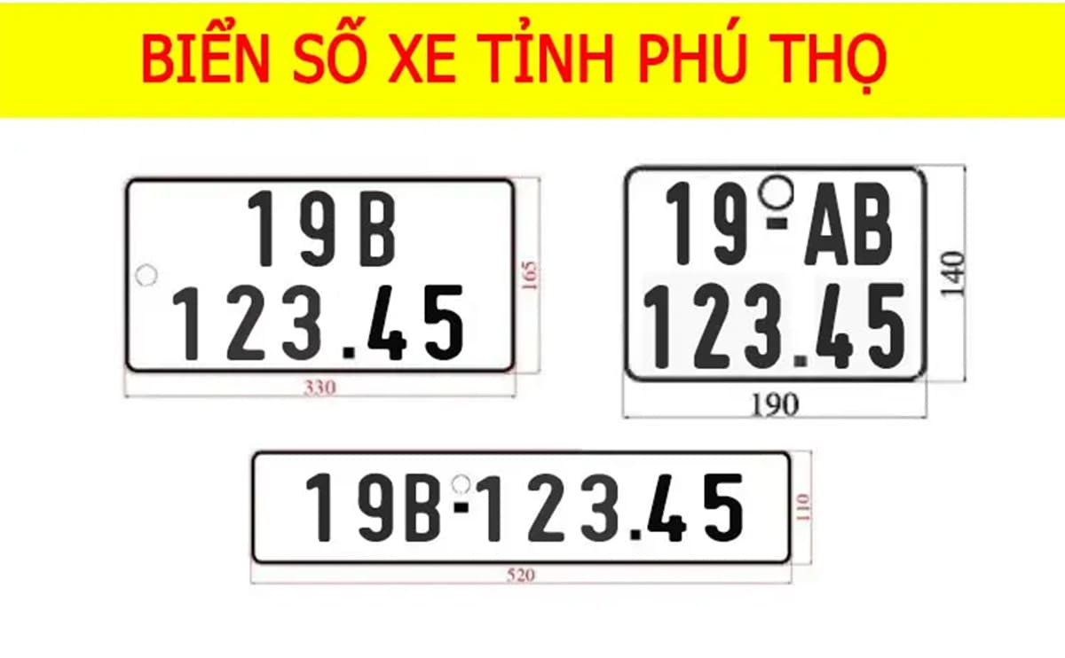 Biển số xe máy 19 Phú Thọ