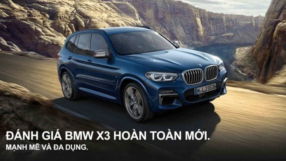 BMW X3 vận hành mạnh mẽ
