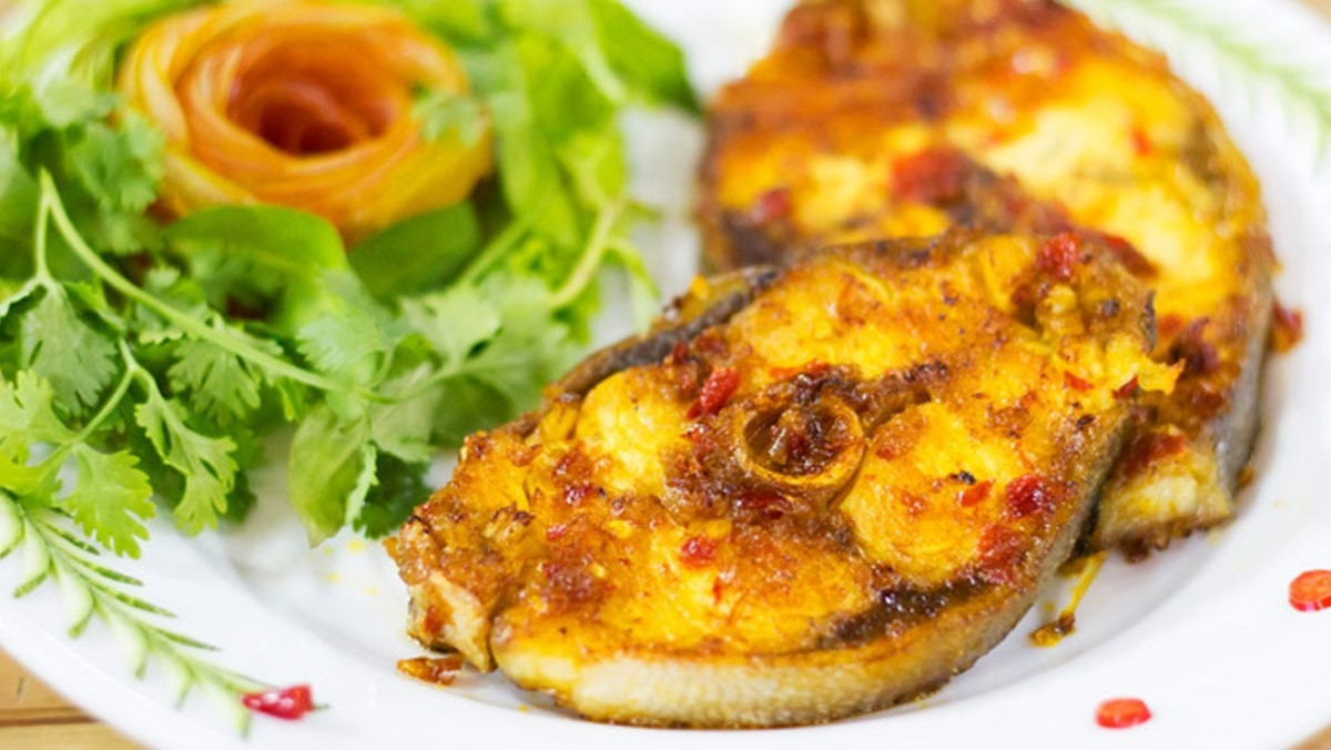 Cá bớp nướng muối ớt