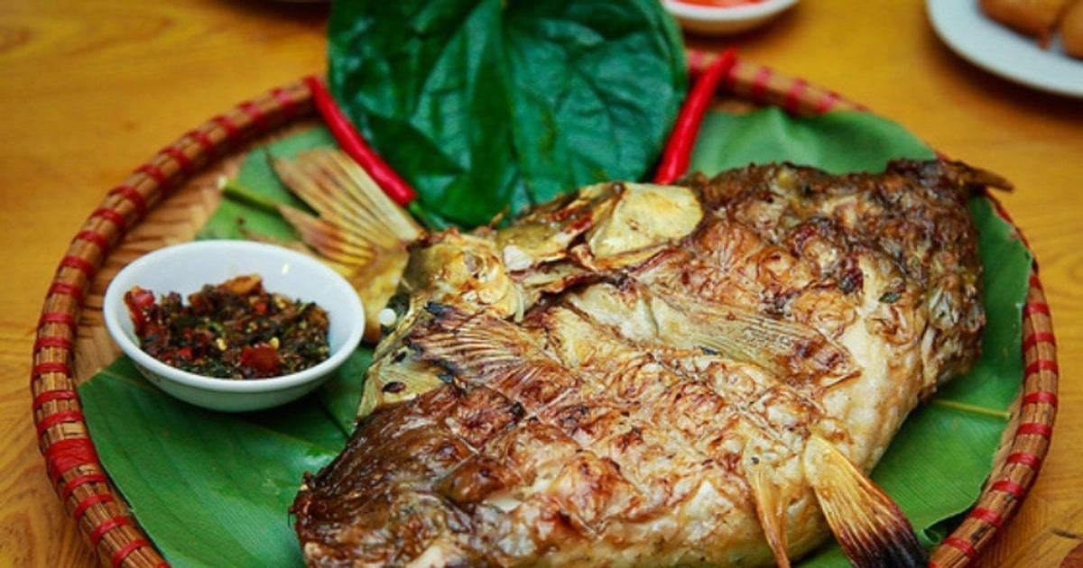 Cá suối nướng
