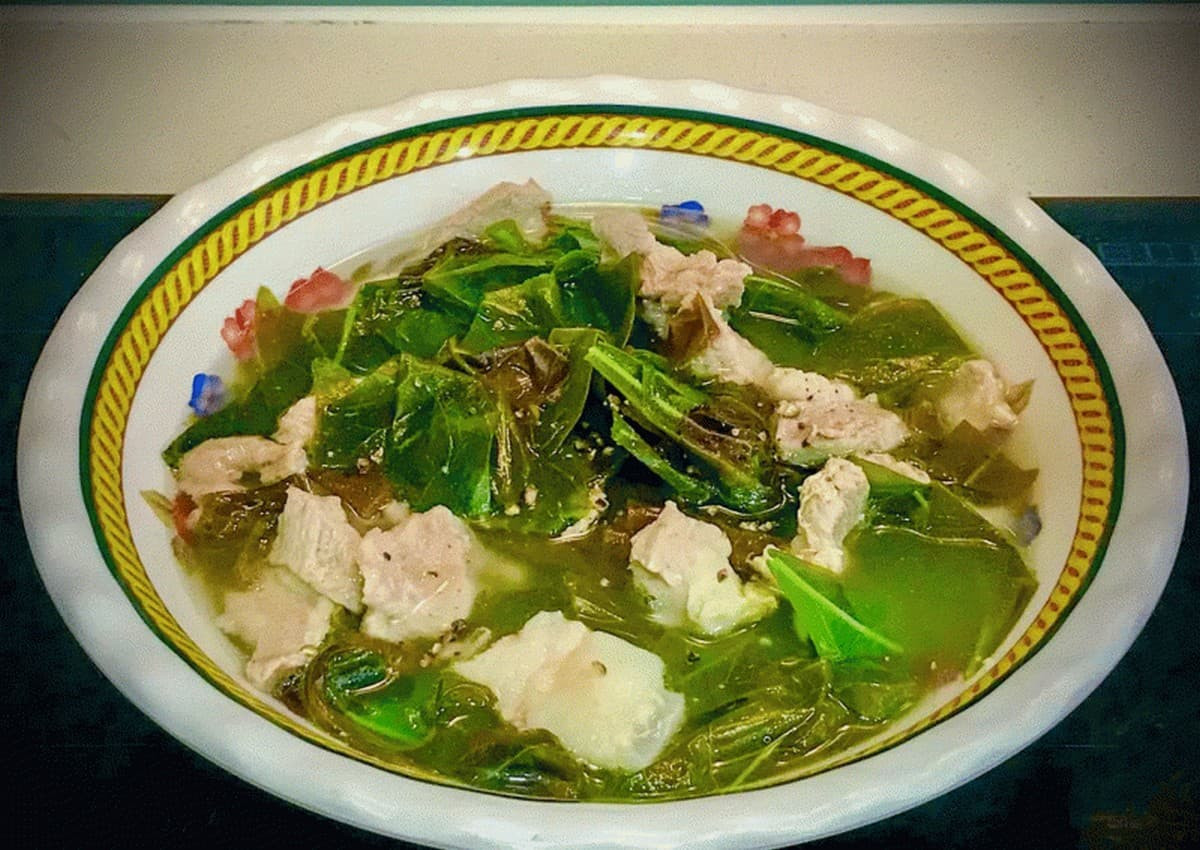 Canh lá bép