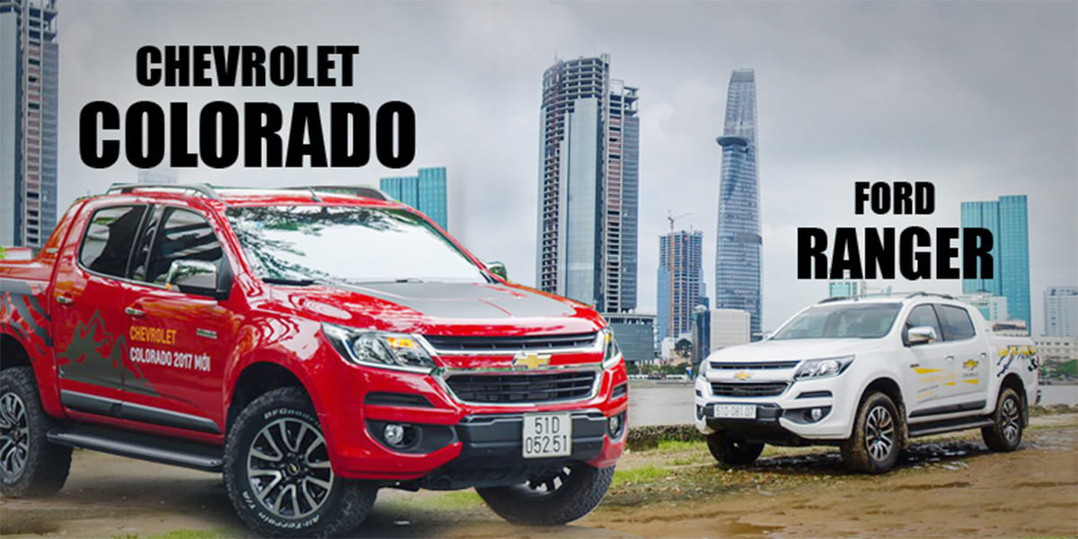 Chevrolet Colorado và Ford Ranger: Ngoại thất