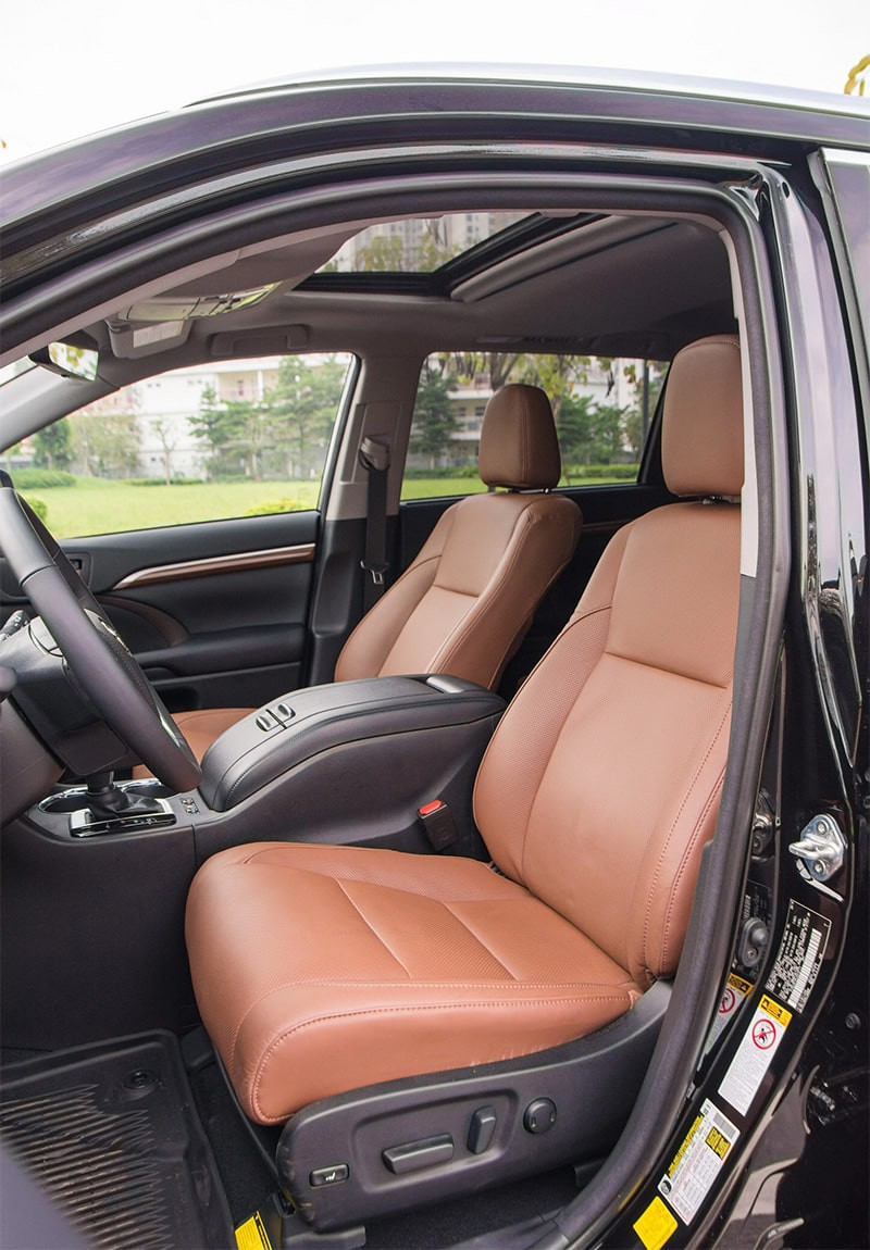 Đánh giá nội thất xe Toyota Highlander 2019