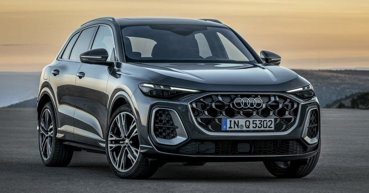 Đầu xe Audi Q5 mạnh mẽ và cứng cáp