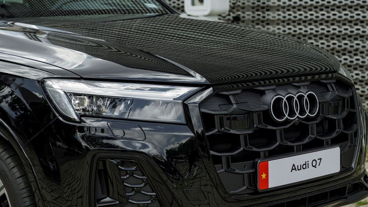 Đầu xe Audi Q7 2025: Thiết kế mạnh mẽ và hiện đại