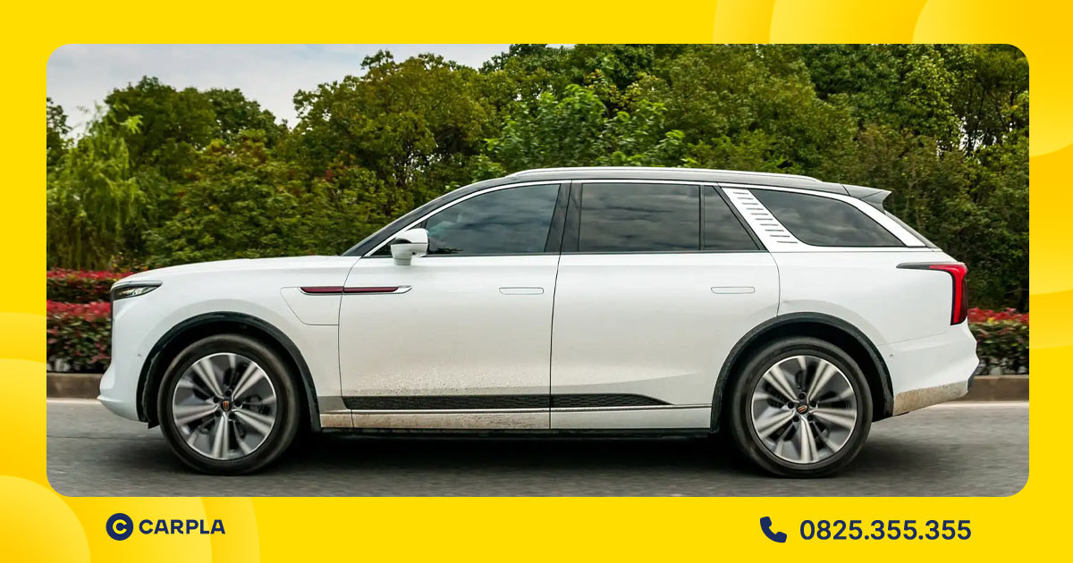 Đèn hậu LED liền mạch của Hongqi E-HS9