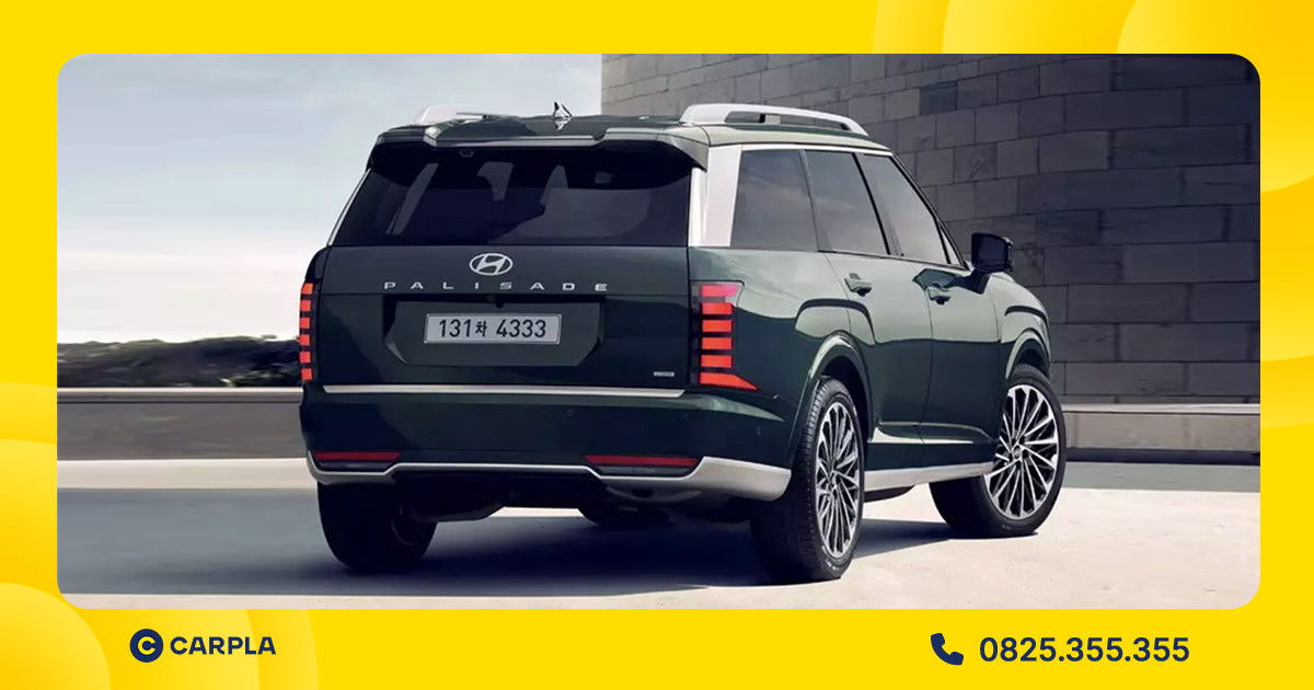Đuôi xe Hyundai Palisade với đèn hậu LED