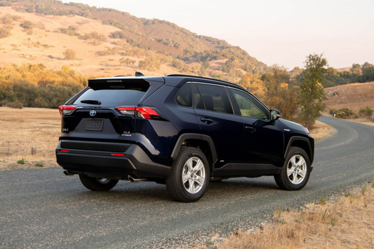 Đuôi xe Toyota RAV4 2021