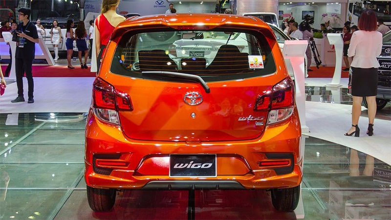 Đuôi xe Toyota Wigo 2019