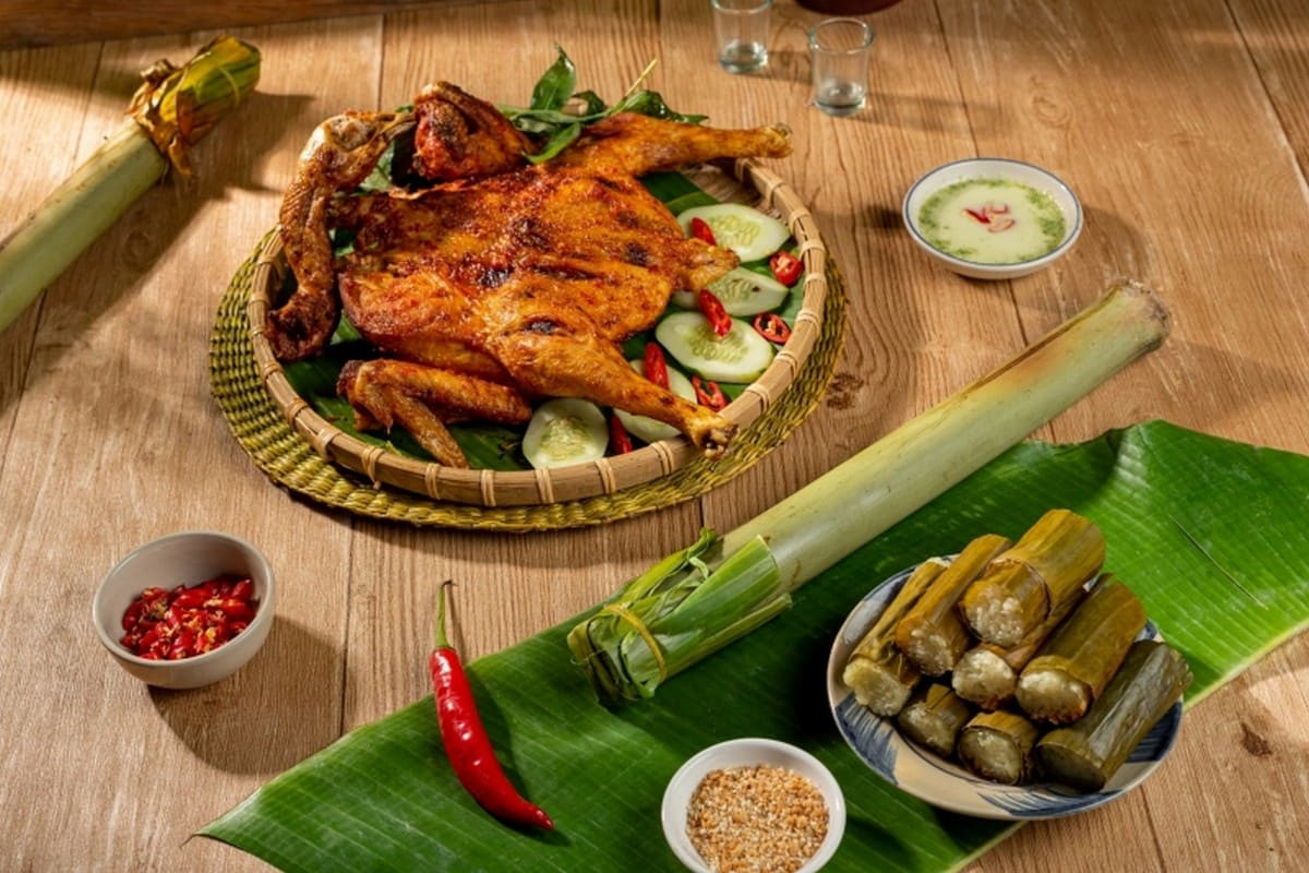Gà nướng bản địa