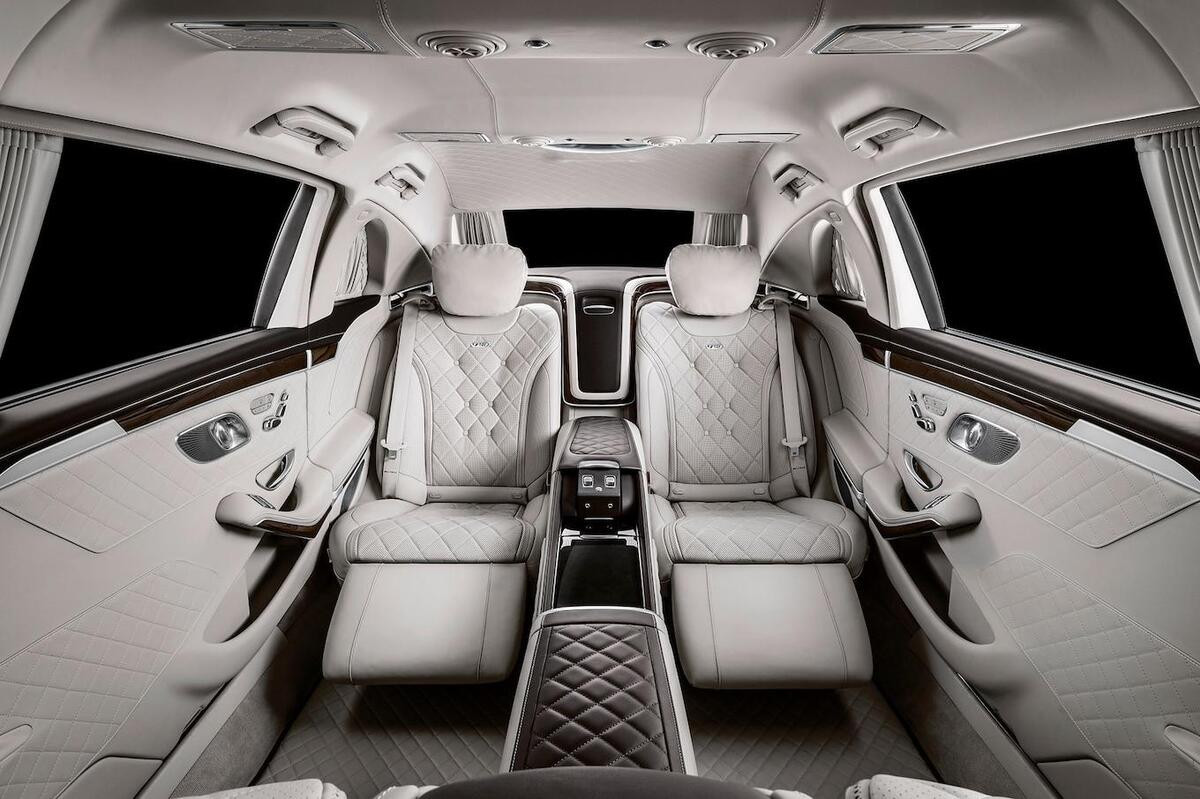 Ghế ngồi Maybach S650 bọc da cao cấp