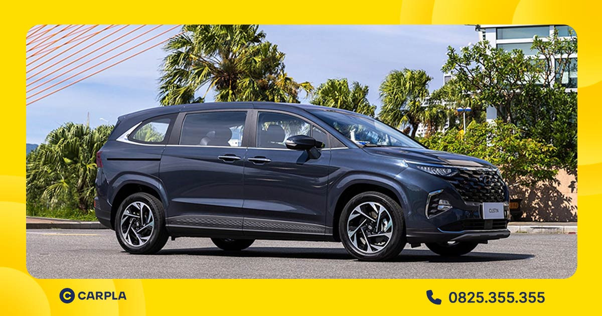Hyundai Custin - Thân xe với đường gân dập nổi