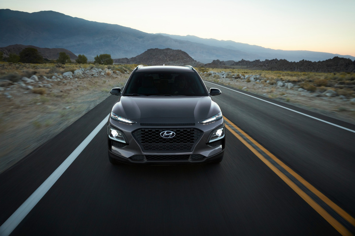 Hyundai Kona trên đường