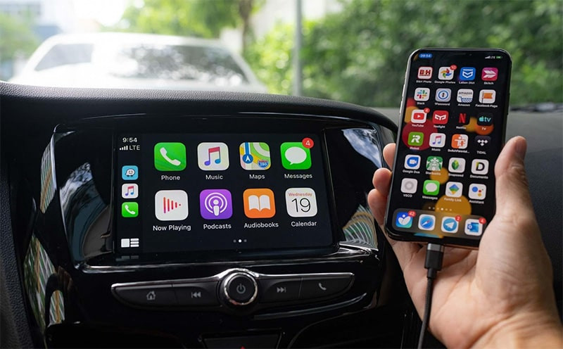 Kết nối Apple CarPlay có dây