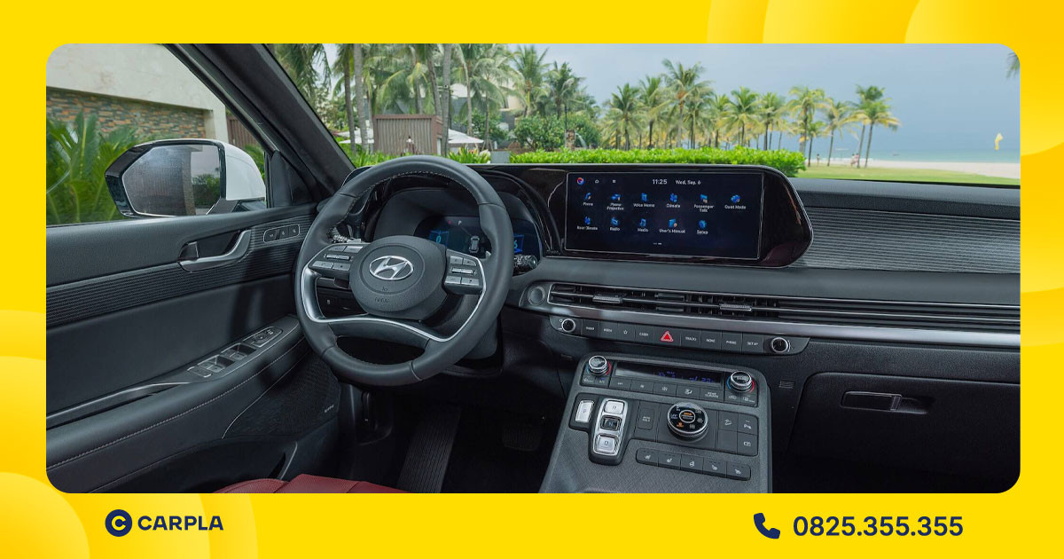 Khoang lái Hyundai Palisade hiện đại