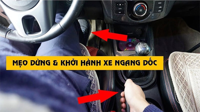 Khởi hành ngang dốc xe số sàn