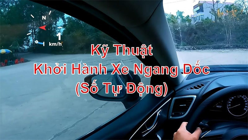 Khởi hành ngang dốc xe số tự động