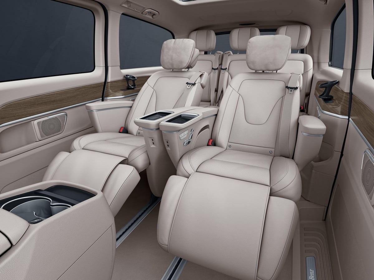 Khong gian khoang ngồi Mercedes V-Class