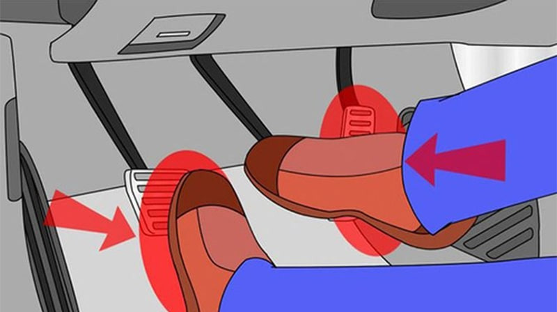 Kỹ thuật đề-pa lên dốc bằng mũi và gót chân
