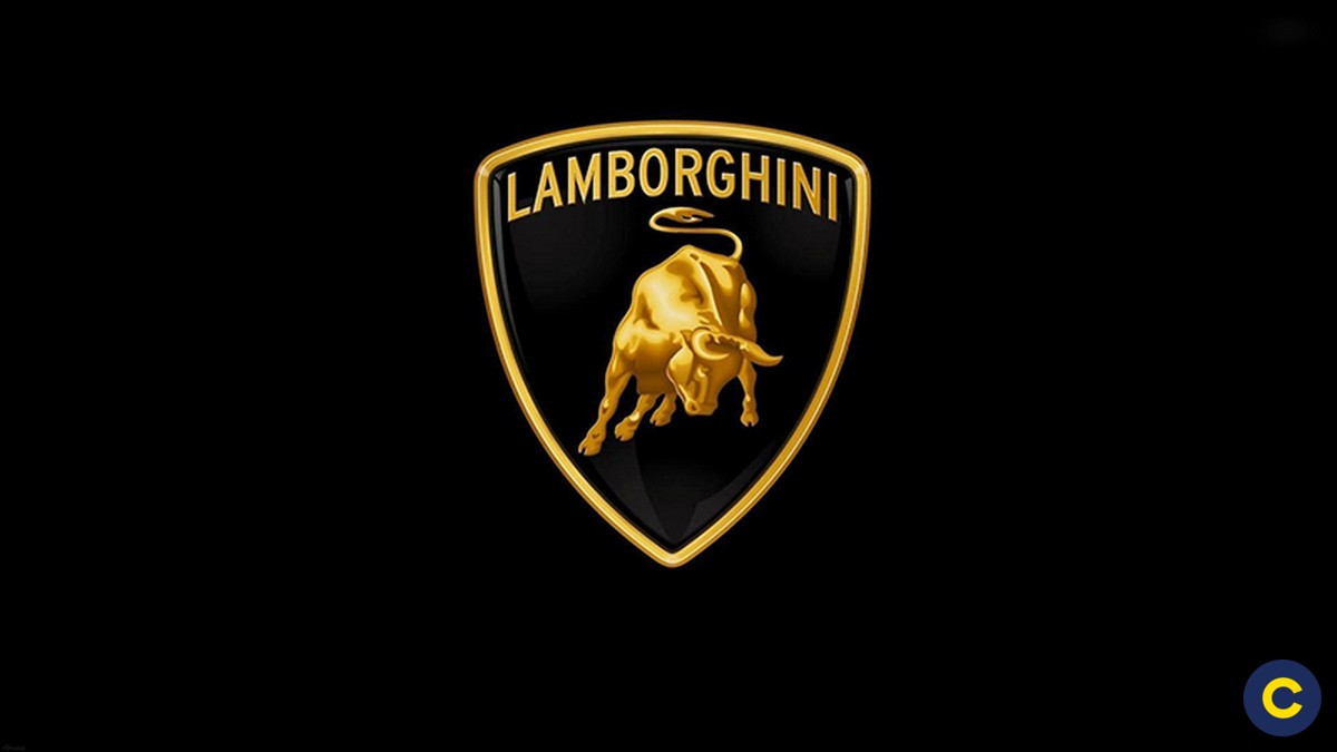 Logo Lamborghini với hình chú bò vàng