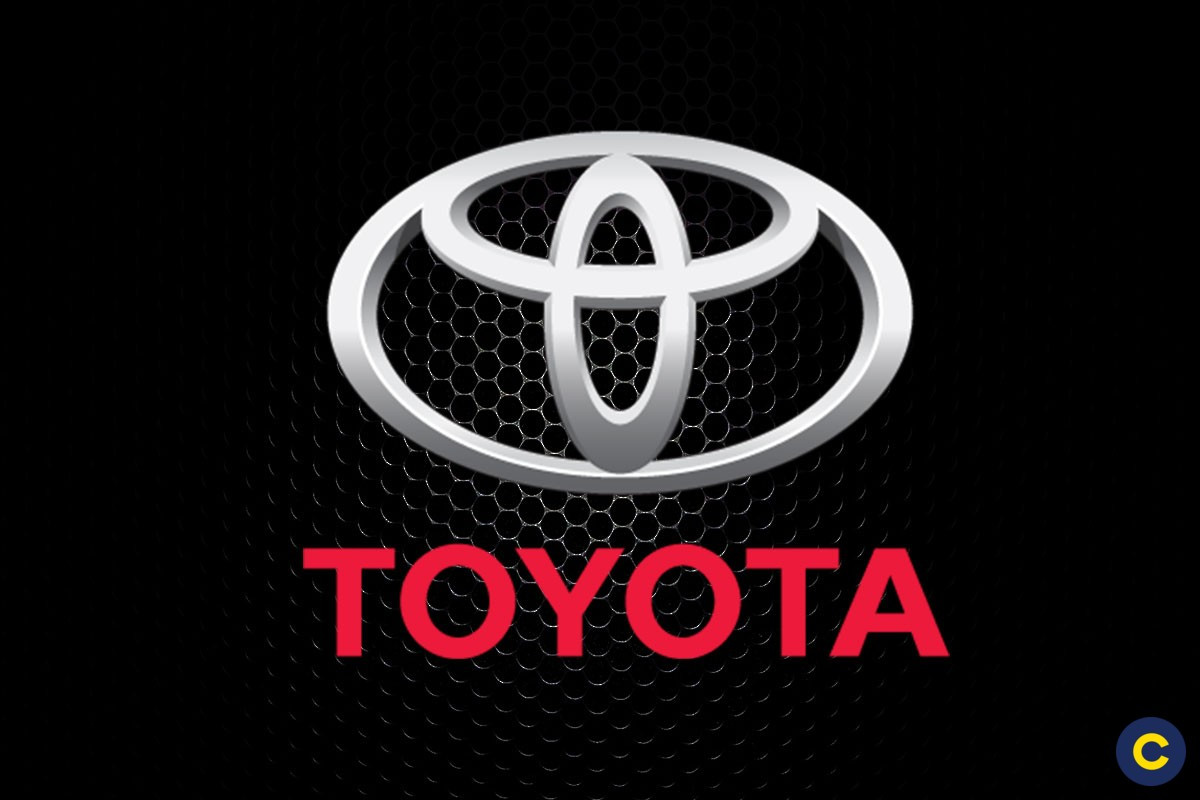 Logo Toyota với ba hình bầu dục lồng vào nhau