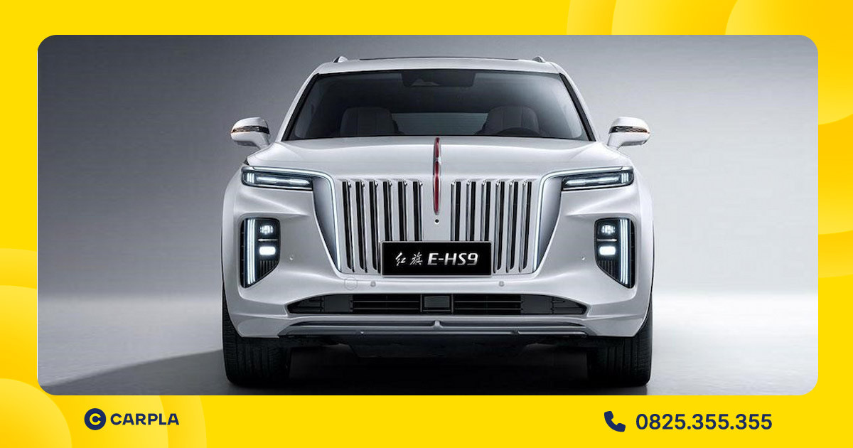 Lưới tản nhiệt kiểu thác nước đổ của Hongqi E-HS9