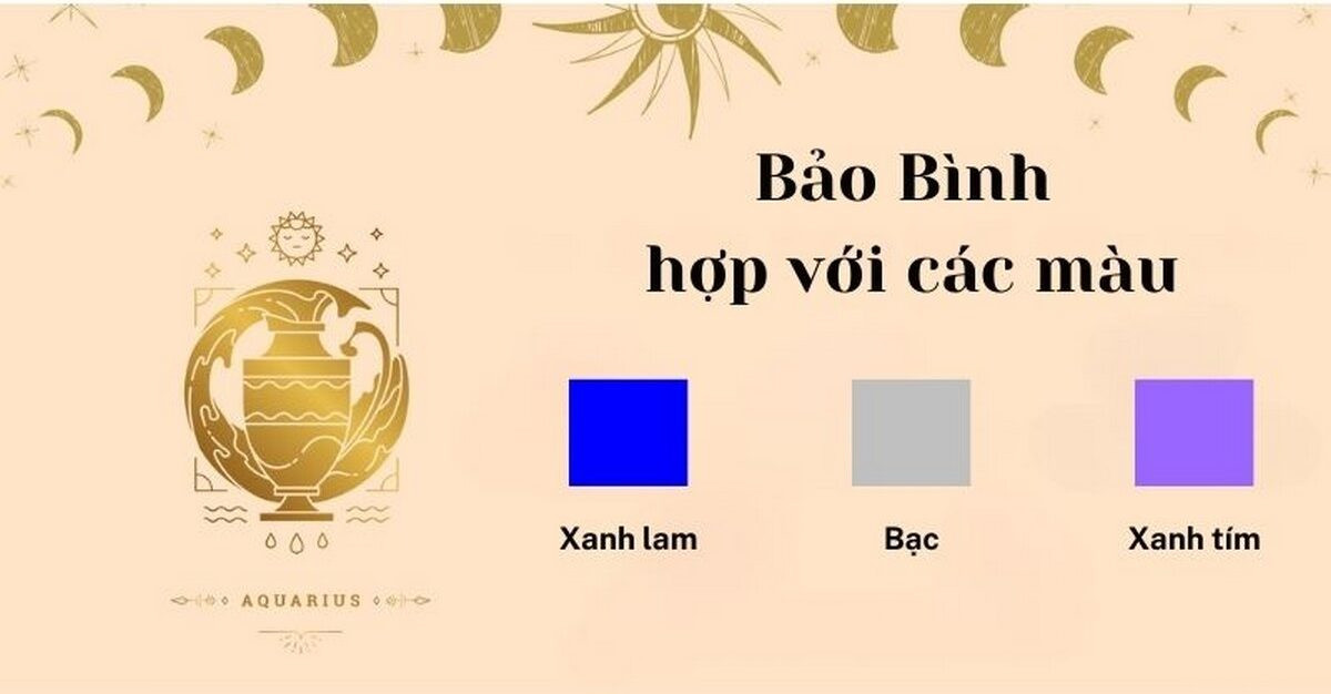 Màu sắc xe hợp với Cung Bảo Bình