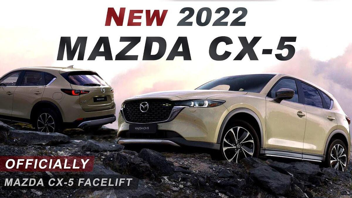Mazda CX-5 2022 màu đỏ nổi bật trên đường