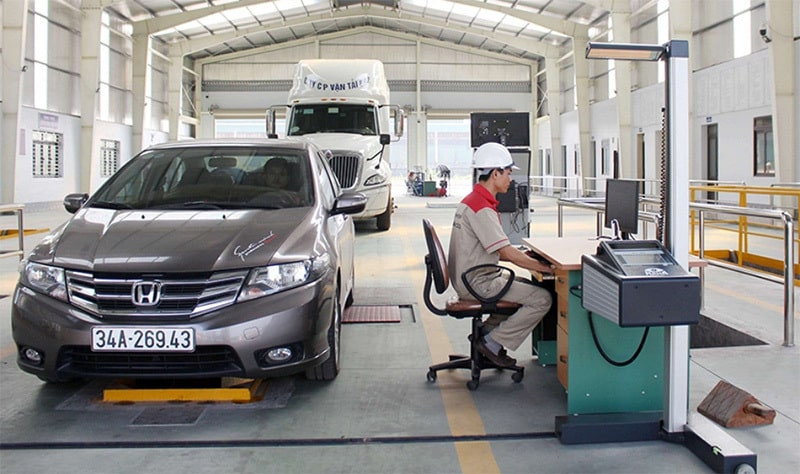 Mức phí đăng kiểm khác nhau tùy loại xe