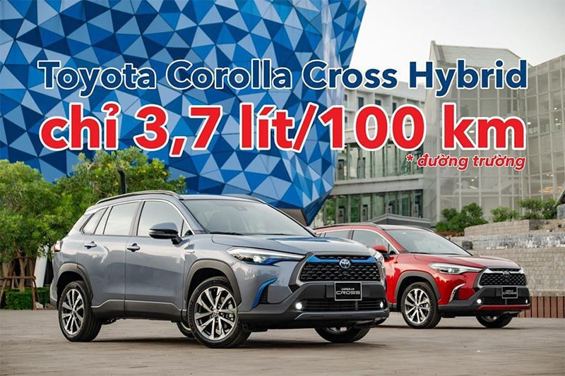 Mức tiêu hao nhiên liệu Toyota Cross trên 100km