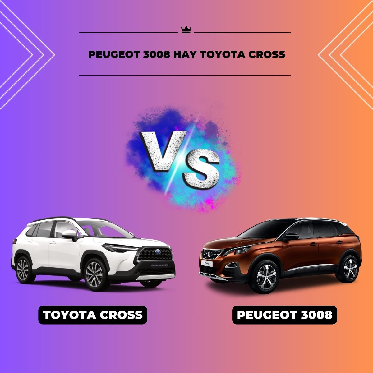 NÃªn mua xe Peugeot 3008 hay Toyota Cross