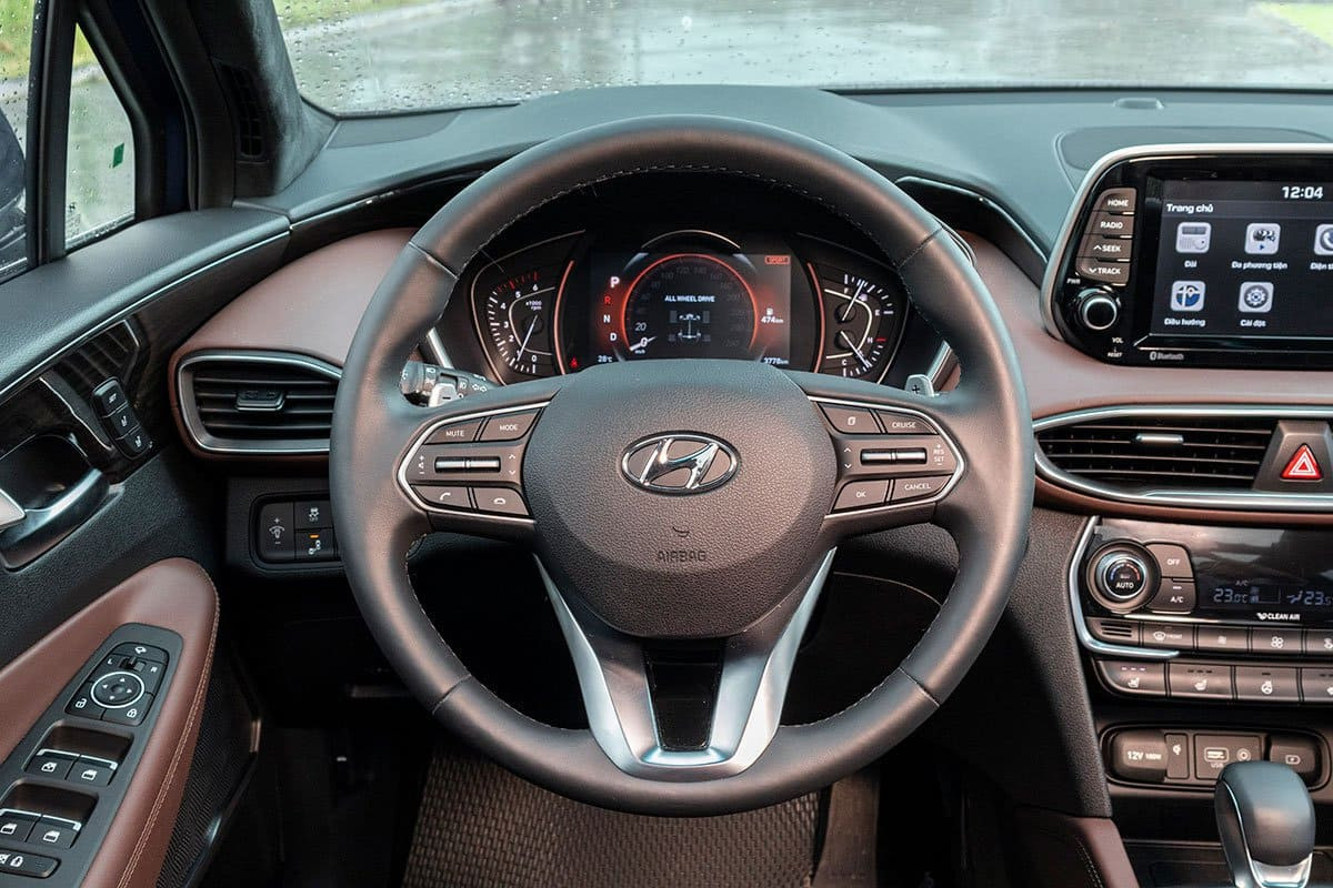 Ná»™i tháº¥t xe Hyundai SantaFe 2020