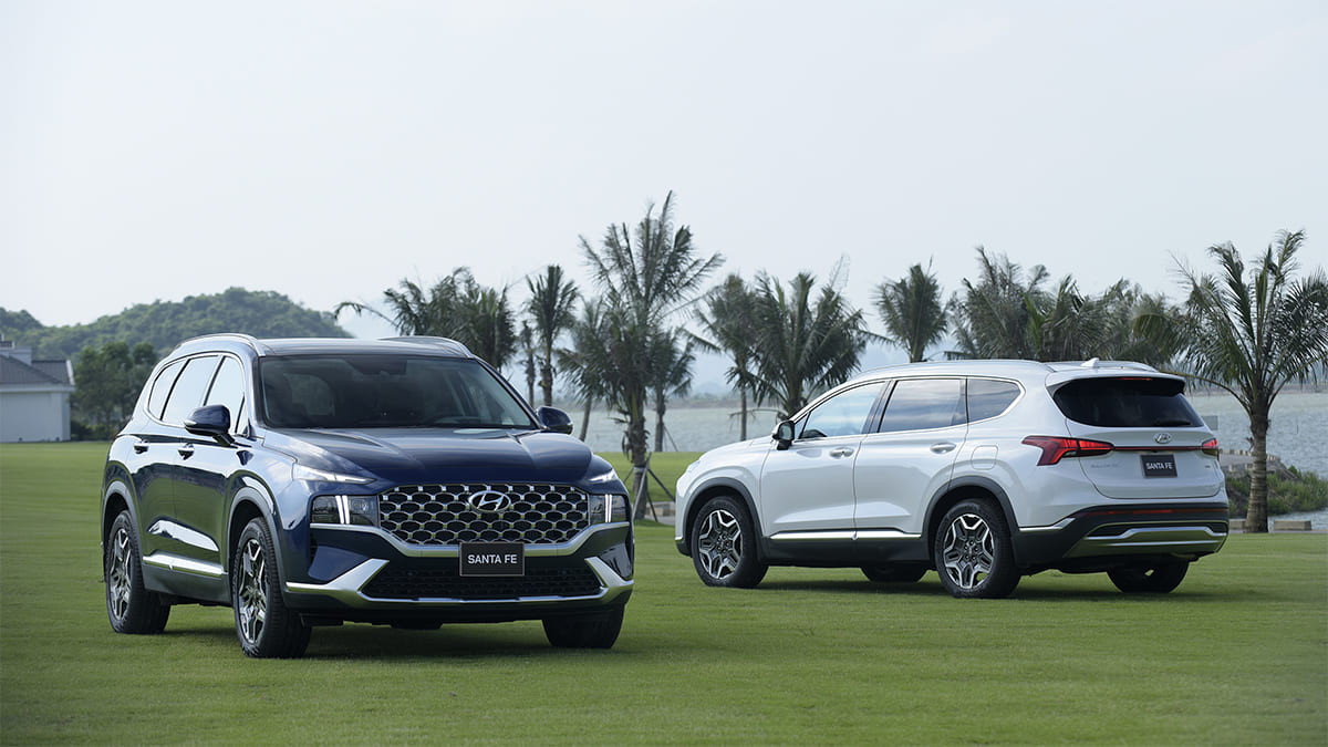 Ngoại thất Hyundai Santa Fe 2021