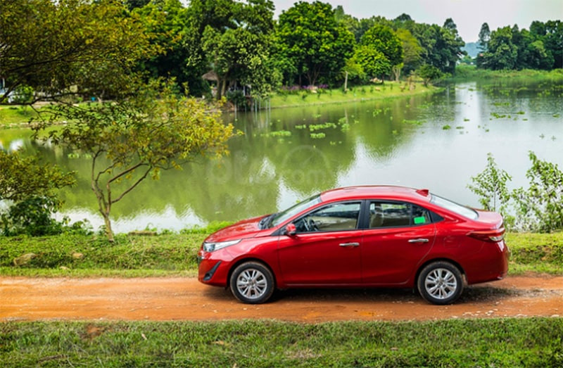 Ngoại thất thân xe Toyota Vios 2019