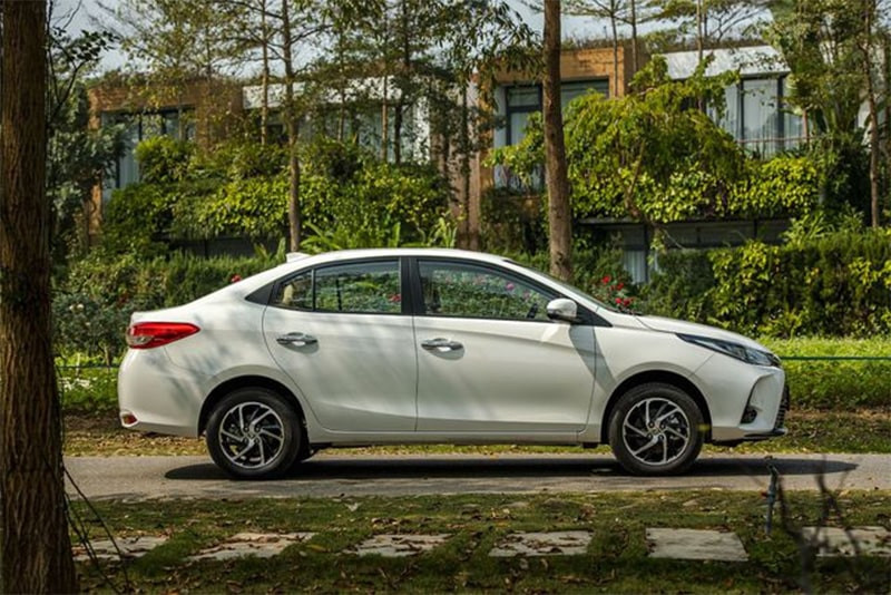 Ngoại thất thân xe Toyota Vios 2022