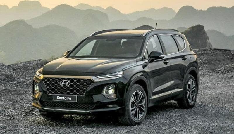 Ngoại thất xe Hyundai Santa Fe