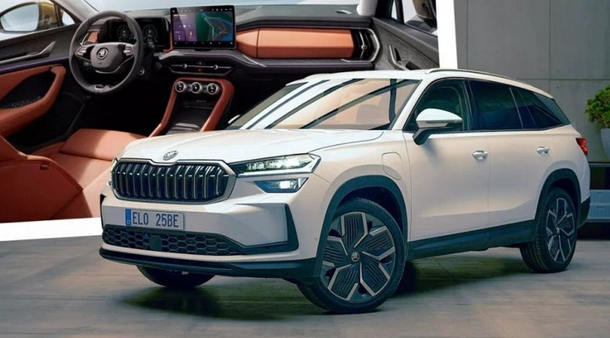 Nội thất êm ái của Skoda Kodiaq