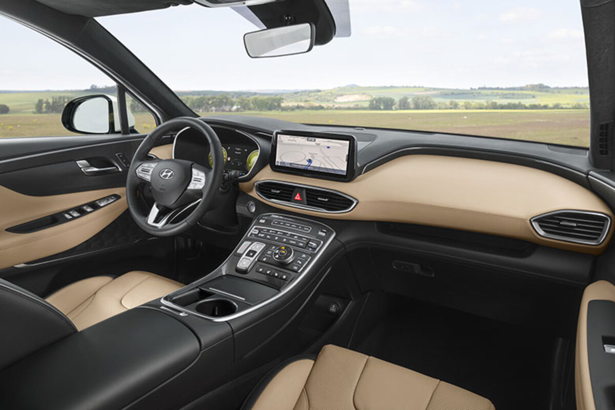 Nội thất Hyundai Santa Fe 2021