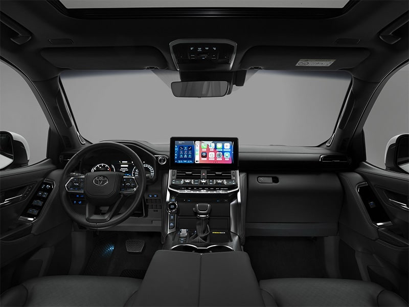 Nội thất khoang lái Toyota Land Cruiser 2021