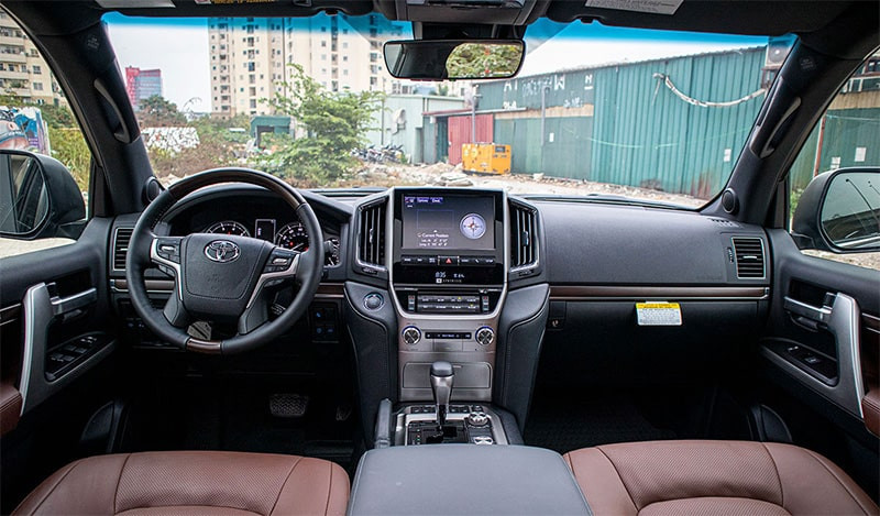 Nội thất Toyota Land Cruiser 2020