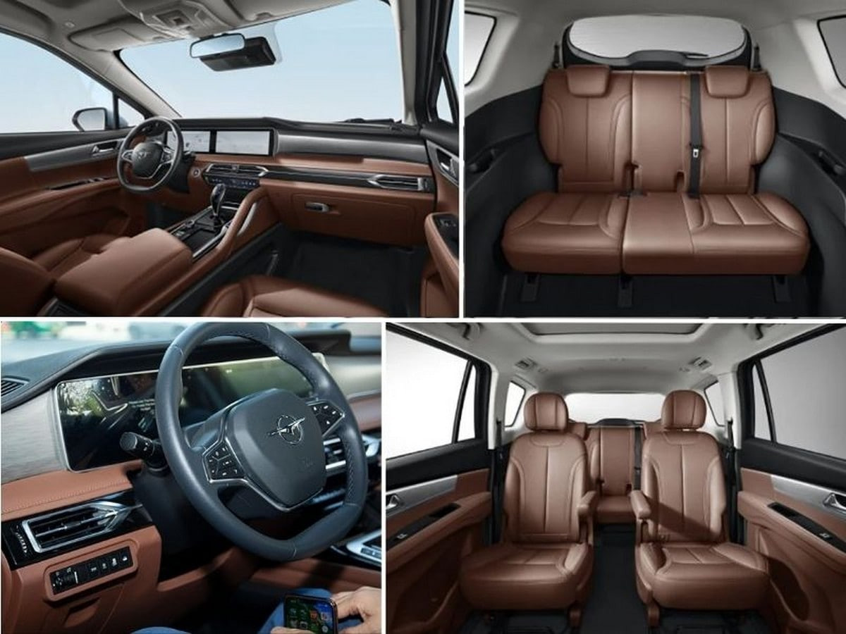 Nội thất xe Haima 7X-E