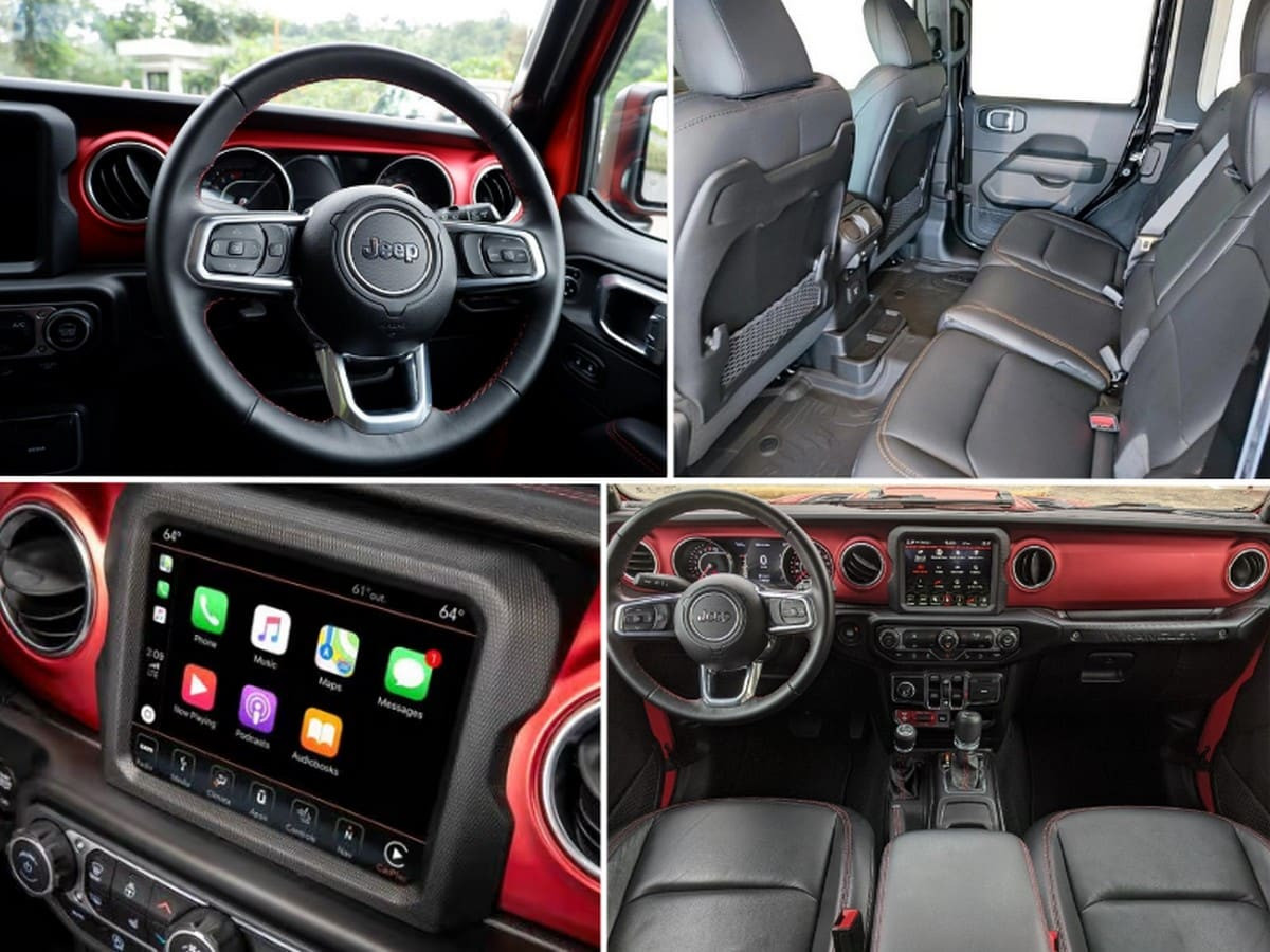 Nội thất xe Jeep Wrangler Unlimited Sahara