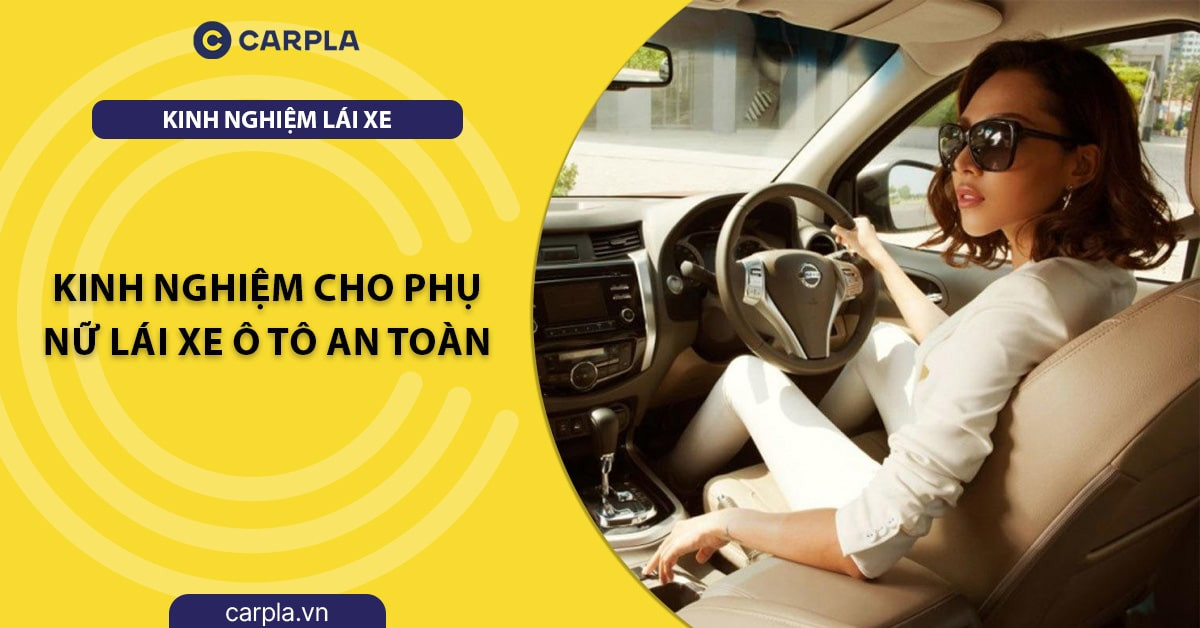 Phụ nữ lái xe ô tô