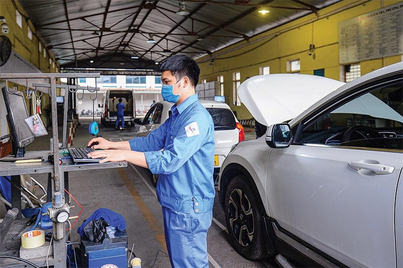 Sang tên xong sẽ có sổ đăng kiểm mới