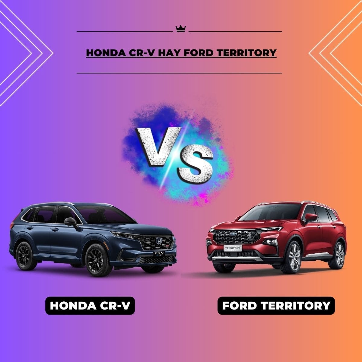 So sánh giá bán Ford Territory và Honda CR-V